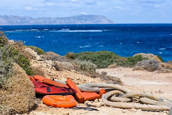 Unser Archivfoto (© Eurokinissi) entstand nach einem Schiffsunglück vor der Insel Kythira.