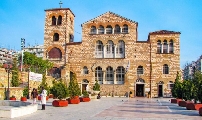 Foto (© ek): Die Kirche des heiligen Dimitrios in Thessaloniki.