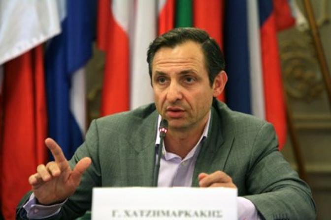 Deutscher Europaparlamentarier stellt griechische Europapartei vor
