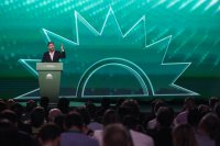 Unsere Fotos (© Eurokinissi) entstanden während des PASOK-Kongresses am Wochenende.