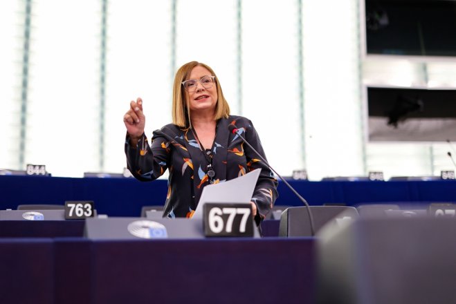 Unser Archivfoto (© Eurokinissi) zeigt Europaparlamentarierin Maria Spyraki.