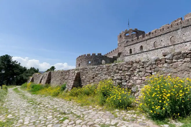 Foto (© gtp): Die Burg von Mytilini