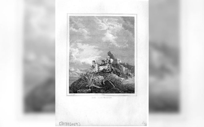 Stich von griechischen Aufständischen aus dem 19. Jahrhundert (Foto: ©GZ-Archiv)