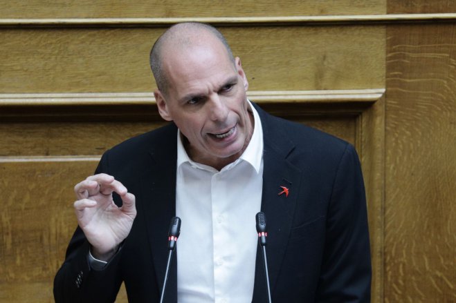 Unser Archivfoto (© Eurokinissi) zeigt den früheren Finanzminister Griechenlands Janis Varoufakis.