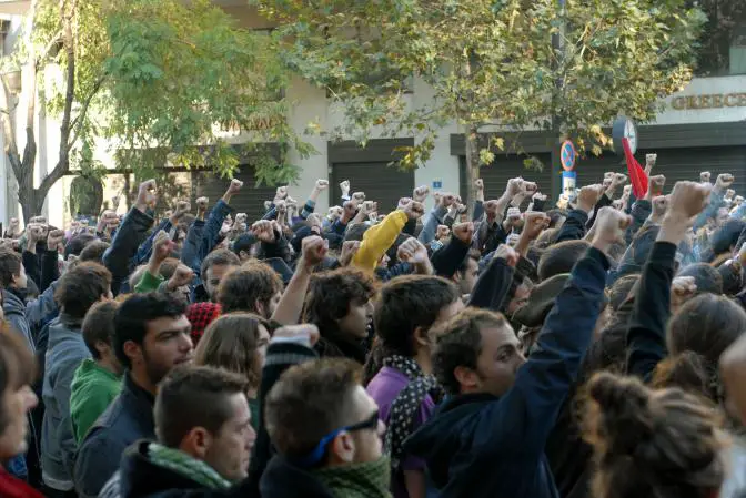 Protestkundgebungen in Athen
