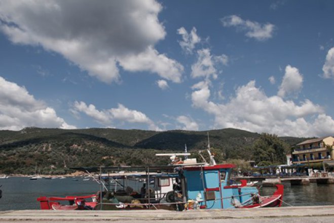Unser Foto (© eurokinissi) entstand im kleinen Hafen von Platania/Pilion.