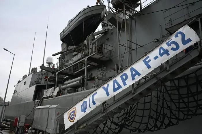 Unser Archivfoto (© Eurokinissi) zeigt die Fregatte „Hydra“.