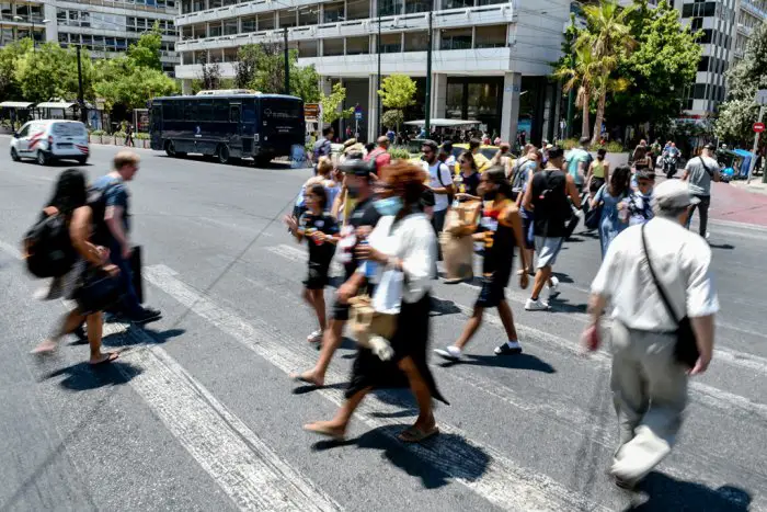 Unser Archivfoto (© Eurokinissi) entstand am Syntagma-Platz in Athen.