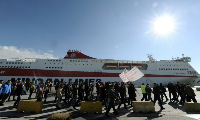 Seemannsstreik in Griechenland geht bis Sonntagmorgen weiter