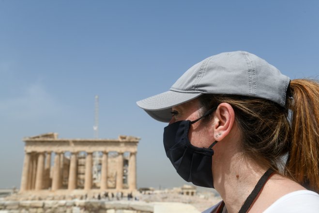 Unser Foto (© Eurokinissi) entstand auf der Athener Akropolis.