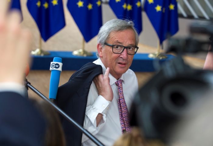 Unser Archivfoto (© Eurokinissi) zeigt den Präsidenten der Europäischen Kommission Jean-Claude Juncker.