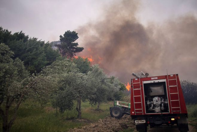 Erfolgreiche Brandbekämpfung am Sonntag auf Kreta