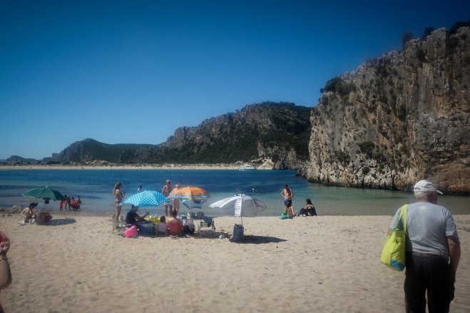 Unser Archivfoto (© Eurokinissi) entstand am Voidokilia-Strand auf der Peloponnes.