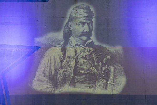 Foto (© Eurokinissi: Freiheitskämpfer Theodoros Kolokotronis