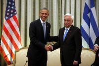 Obama in Athen: Hoffnung auf Botschaft für Schuldenschnitt 