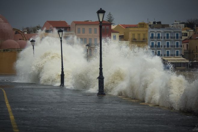 Unsere Fotos (© Eurokinissi) entstanden am 14. Februar in Chania.