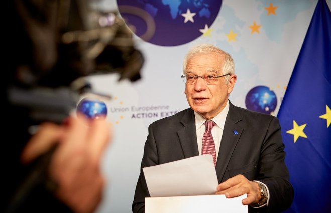 Unser Archivfoto (© Eurokinissi) zeigt den Hohen Vertreter der EU-Kommission für Außen- und Sicherheitspolitik Josep Borrell.