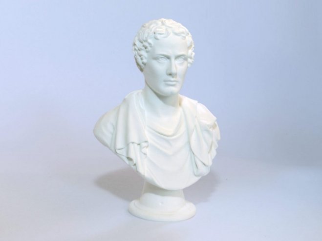 Foto (© phmus.org): Diese Büste von Lord Byron steht im Philhellenismus Museum in Athen. 