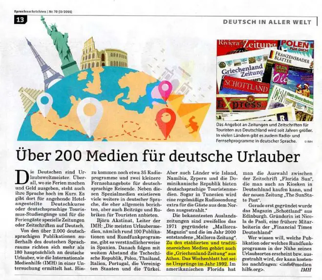 Über 200 deutschsprachige Medien: Die Griechenland Zeitung