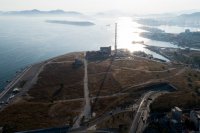 Foto (© Eurokinissi): Die Kläranlage befindet sich auf der unbewohnten Insel Psyttalia.