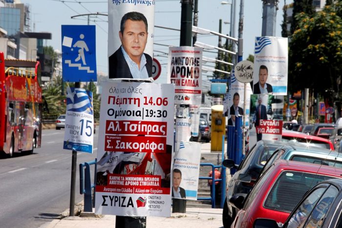 Athens Bürgermeister sagt Wahlplakaten den Kampf an