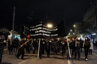 Unser Archivfoto (© Eurokinissi) entstand am 6. Dezember 2016 während einer Kundgebung zum Gedenken an den 2008 ermordeten Schüler Alexandros Grigoropoulos.