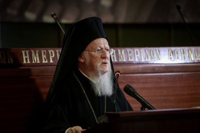 Unser Archivfoto (© Eurokinissi) zeigt den Ökumenischen Patriarchen von Konstantinopel Bartholomäus.