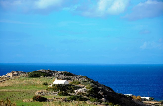 Unser Foto (© Griechenland Zeitung / Jan Hübel) wurde auf der Kykladen-Insel Naxos aufgenommen. 