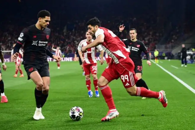 Niederlage gegen Leverkusen: Olympiakos kämpft weiterhin um Einzug ins Achtelfinale