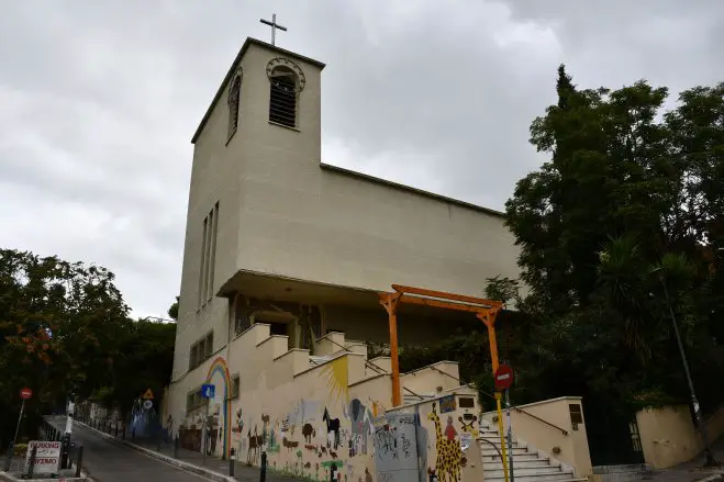 Unser Foto (© Jan Hübel / Griechenland Zeitung) zeigt die Evangelische Kirche in Athen.