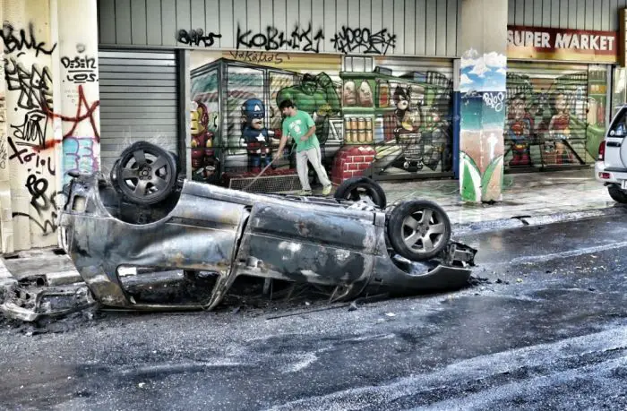 Straßenschlachten in Griechenland anlässlich des Todestages eines Schülers