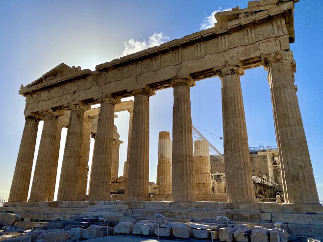 Unser Archivfoto (Griechenland Zeitung / Elias Jones) zeigt den Parthenon auf der Athener Akropolis.