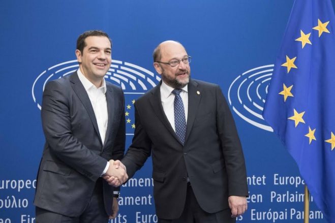EU-Politiker Schulz informiert sich in Griechenland über Flüchtlingsproblematik <sup class="gz-article-featured" title="Tagesthema">TT</sup>