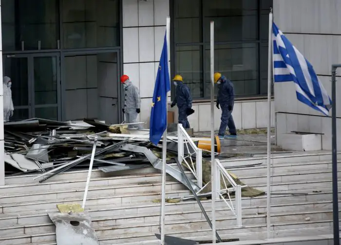 Terroranschlag auf Gerichtsgebäude in Athen