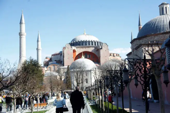 Unser Archivfoto (© Eurokinissi) zeigt die Hagia Sophia.