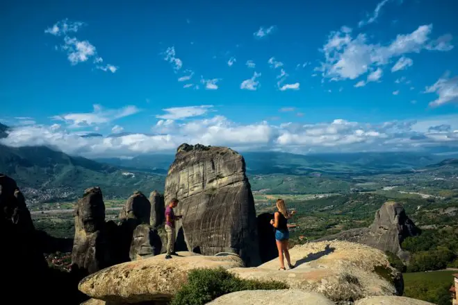 Unser Archivfoto (© Eurokinissi) zeigt die Meteora-Felsen.