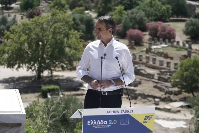 Unser Archivfoto (© Eurokinissi) zeigt Premierminister Kyriakos Mitsotakis.