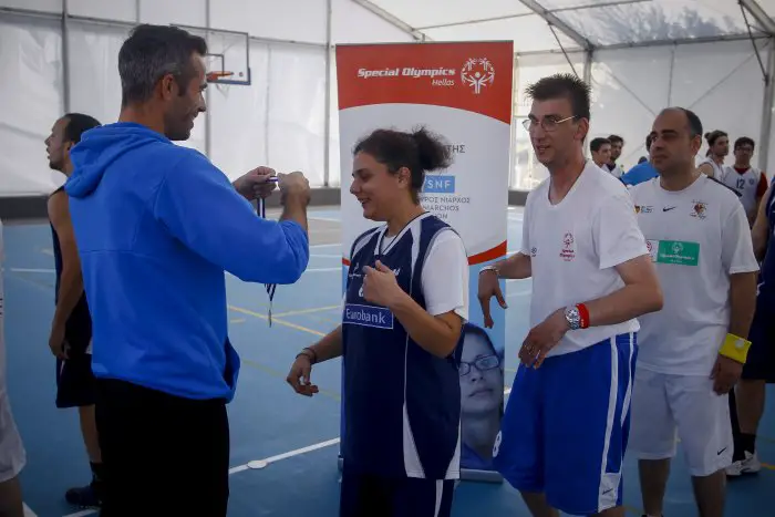 Unser Archivfoto (© Eurokinissi) entstand im November 2018 während einer Veranstaltung der Special Olympics in Griechenland.