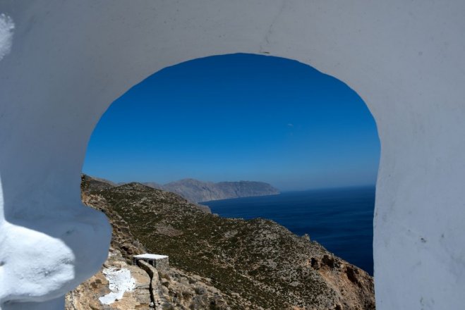 Unser Archivfoto (© Eurokinissi) entstand auf der Insel Amorgos.