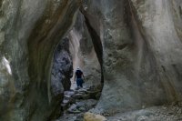 Unser Archivfoto (@ Eurokinissi) zeigt die Sarakinas Schlucht in Meskla, Chania 