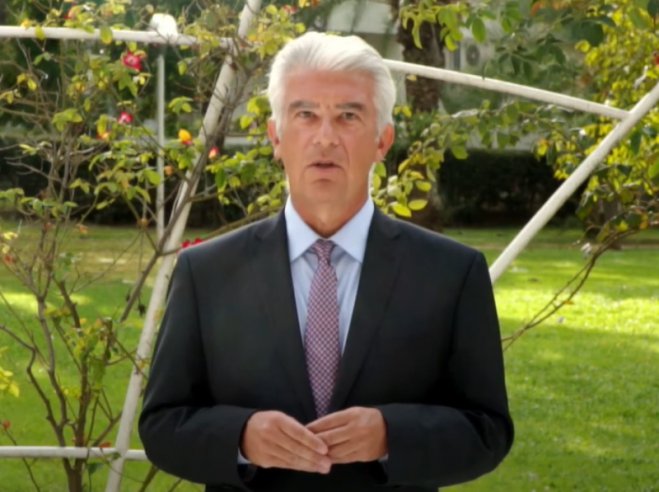 Ein Ausschnitt aus der Videobotschaft vom deutschen Botschafter Ernst  Reichel. (Foto: DB)