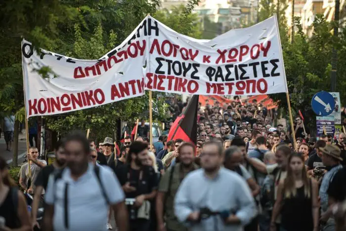 Erinnerung an Pavlos Fyssas: Ausschreitungen blieben nicht aus