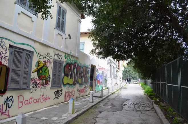 Foto (© Griechenland Zeitung / Jan Hübel): Trübes Wetter in Athen.