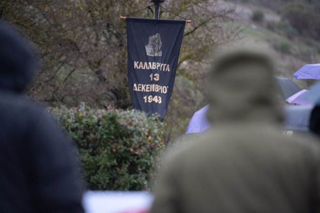 Unser Archivfoto ((© Eurokinissi) ist in Kalavryta auf der Peloponnes entstanden, wo am 13. Dezember 1943 die deutsche Besatzung ein Massaker verursachte. 
