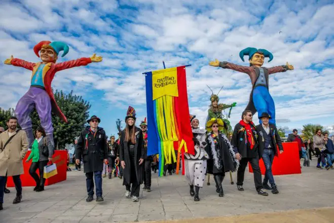 Unser Foto (© Eurokinissi) entstand am Samstag (17.1.) in Patras.