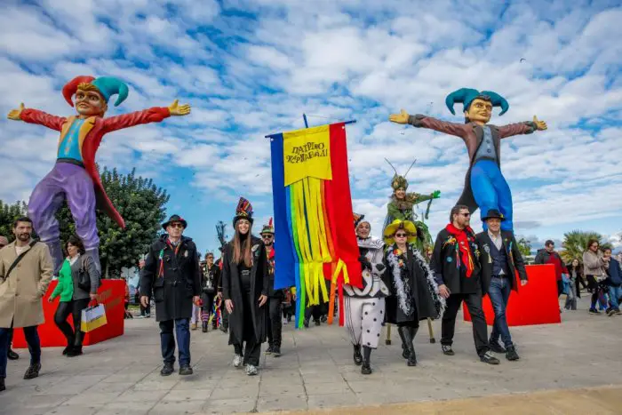 Unser Foto (© Eurokinissi) entstand am Samstag (17.1.) in Patras.