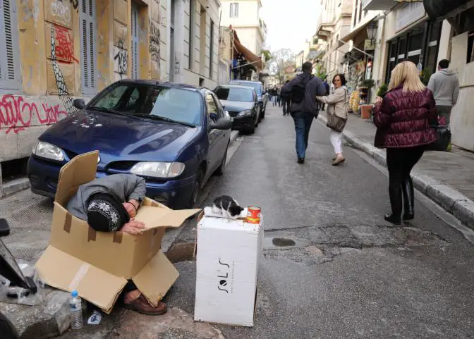 Obdachlosenproblem wird in Griechenland zum Wahlkampfthema