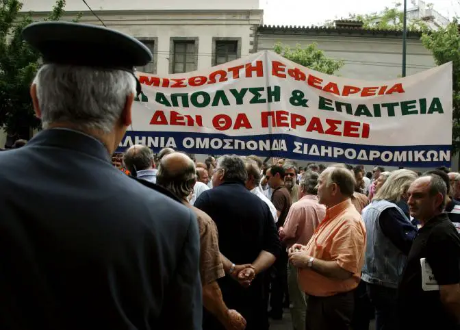 Griechenland: Arbeitsniederlegungen bei der staatlichen Eisenbahn OSE