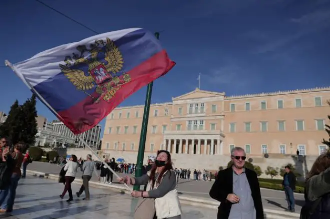 Unser Archivfoto (© Eurokinissi) entstand vor dem griechischen Parlament.