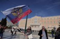 Unser Archivfoto (© Eurokinissi) entstand vor dem griechischen Parlament.